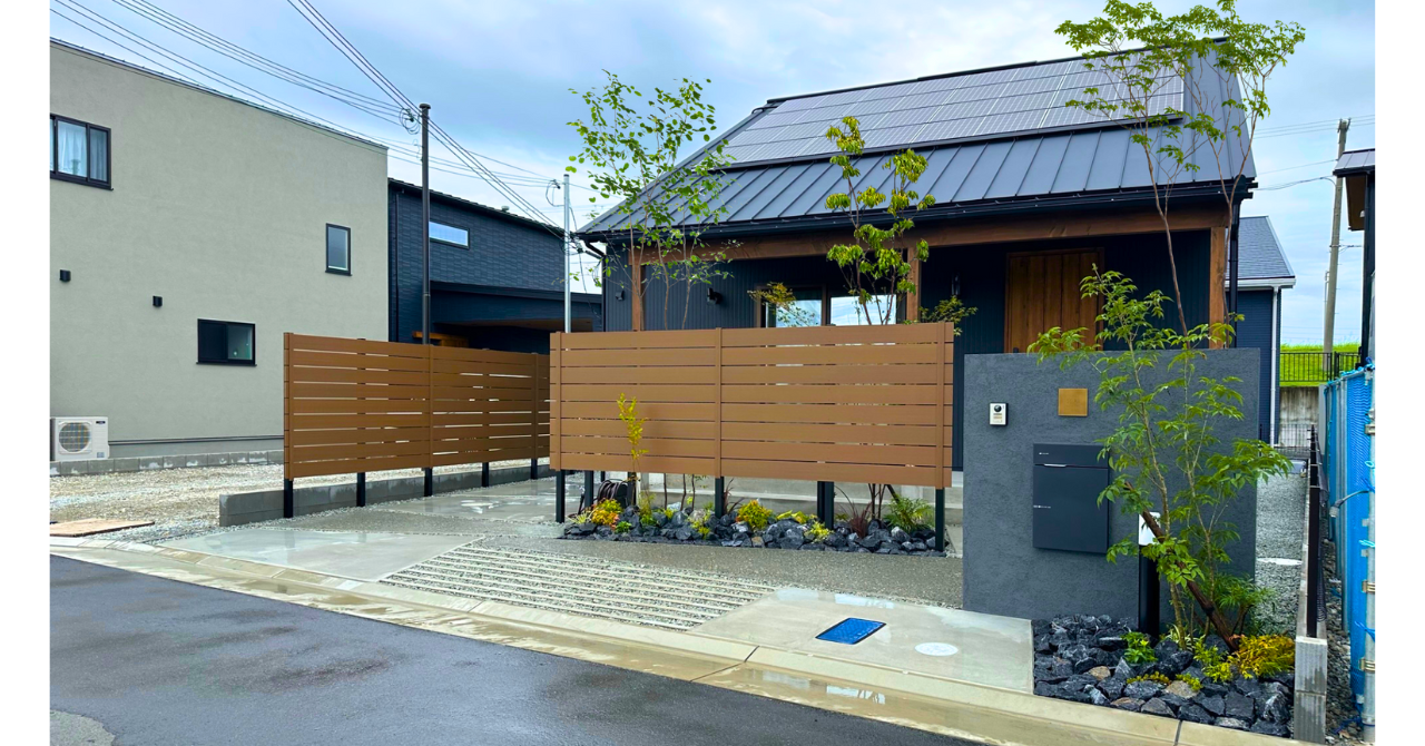 兵庫県加古川市で施工したオシャレな新築外構!【事例画像あり】 | 株式会社エクスワークス